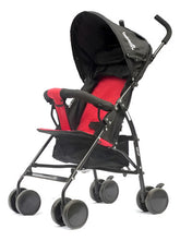Cochecito De Bebe Paraguitas Bebesit Neuf 1058d Negro Rojo - Rojo - Negro