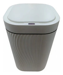 Cesto De Basura Inteligente De 15lts Con Sensor Vivendi Blanco