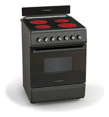 Cocina Eléctrica Ormay Ultra Negra Con 4 Hornallas Y Horno De 64l Negro