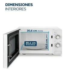 Microondas Philco Rotativo 20 L Blanco