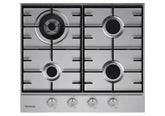 Anafe A Gas Empotrable Vondom Acero Inoxidable 60 Cm Plateado