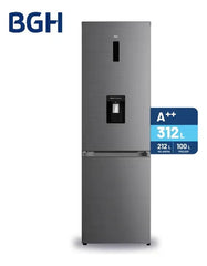 Heladera Inverter No Frost Bgh 312l Brc330i2a Color Dark Inox