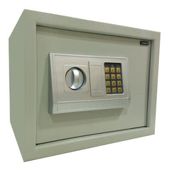 Caja Fuerte Seguridad Digital 38x30x30cm Beige Vivendi Cts