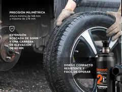 Crique Hidraulico Botella Daewoo 2 Toneladas Reforzado