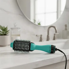 Cepillo Secador Revlon Voluminizador One Step Color Turquesa Verde Agua
