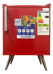 Heladera Frigobar Kanjihome Kjh-50vin-r Retro De 50lts Rojo