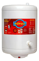 Termotanque Electrico Ecotermo Populi De Carga Inferior 49l Blanco