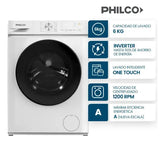 Lavarropas Philco 6 Kg Carga Frontal Inverter Blanco
