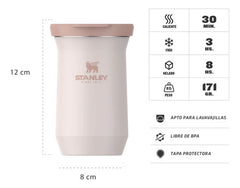 Mate Terere Clasico Stanley 200ml Color Rosa Pálido