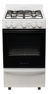 Cocina A Gas Orbis 4 Hornallas Modelo 558bc4 Color Blanco