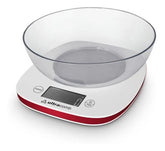 Balanza Digital De Cocina Ultracomb Bl-6002 Con Bowl 3 Kg Blanco 3 Kg