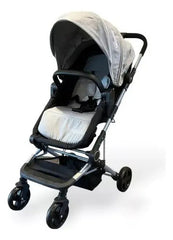 Coche Cuna Bebesit 1365tsd Gris Claro 3en1 Travel System Cs Gris