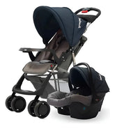 Cochecito Con Huevito Travel System Eos Bebesit 1337tsl Gris Gris Oscuro Negro