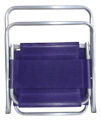 Reposera De 1 Posición Playa Aluminio Botafogo Violeta H130k Violeta