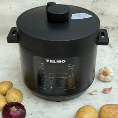 Olla Eléctrica A Presión Yelmo Ps-7006 D11 Prog 1000w 6l Cts - Negro - 50
