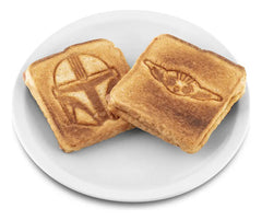 Sandwichera Para 2 Antiadherente Atma Disney Mandalorian Blanco