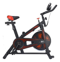 Bicicleta Fija Para Spinning Tm Acero Indoor Hasta 120kg Cts Color Negro