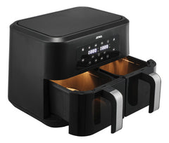 Freidora De Aire Atma Pro Doble Canasta 8.5 Litros 2200w Frd248a Negro