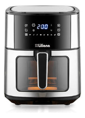 Freidora De Aire Liliana Digifry Af965 Sin Aceite 6,5l 1700w Negro