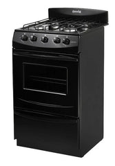 Cocina A Gas Natural Escorial Candor S2 Negra Cs Negro