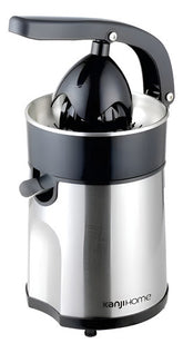 Exprimidor De Jugo Electrico Kanjihome Kjh-jm080 Inox 80w Cs Negro 50 Hz/ 60 Hz