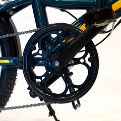 Bicicleta Plegable Randers Rodado 20 Shimano 7 Velocidades Color Azul