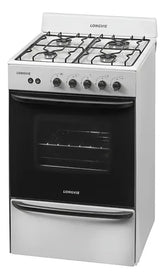 Cocina A Gas Longvie 12331b 56cm Blanca Cajón Parrilla Blanco