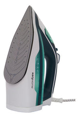Plancha Kanji 2200w A Vapor Base Ceramica Kjh-pl2403 Verde Aqua