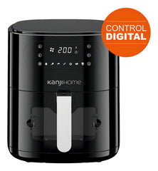 Freidora Aire Digital Sin Aceite Kanji Kjh1800 D7.5l 1800w C Negro