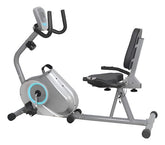 Bicicleta Fija Horizontal Spinning Tm 61501 Indoor 110kg Cs Gris