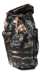 Mochila Camping Trekking Outdoor Camuflada De 70lts Tio Musa Verde Oscuro