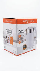 Jarra Pava Electrica Kanji Kjh-pe15003s Blanca Acero 1.8lts Blanco