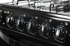 Cocina Multigas Florencia 5537 Negra Con Encendido Electrico Negro