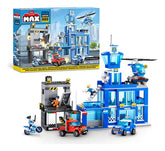 Bloques Para Armar Zuru Max Police Adventure 7645 889 Mega Estacion