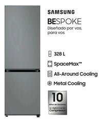 Heladera No Frost Samsung Rb33a307031 Bespoke 328l Space Max