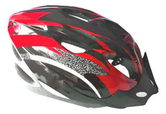 Casco De Bicicleta Rollers Visera Ventilacion Regulador Rojo Rojo L