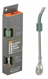 Bombilla Para Mate Stanley Original Spoon Verde Sin Bpa Cts Verde Oscuro