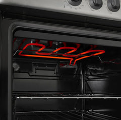 Cocina A Gas Longvie 19501g 56cm Grafito Encendido Una Mano Grafito