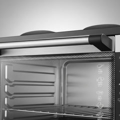 Horno Electrico Ultracomb Uc-70acn Con 2 Anafes 70lts Grill Rojo/negro