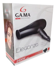 Secador De Pelo Gama Eleganza Cool Shot 2400w 3temp 2vel Css Negro
