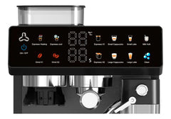 Cafetera Eléctrica Ultracomb Ce-6120 Espresso Con Molinillo 20 Bares