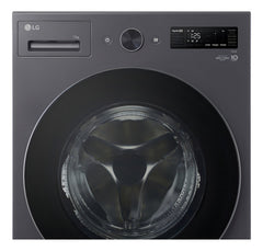 Lavarropas Carga Frontal LG Wm17egntspg Inverter Ai Gris Oscuro