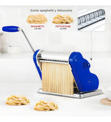 Máquina de Pasta Pastalinda Clásica 200 Azul Acero Inoxidable