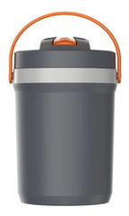 Jarra Térmica Termolar Tereré Con Tapa Abatible Para Café Y Té De 2,5 Litros, Color Gris