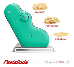 Máquina Para Pastas Pastalinda Clásica 200 Verde Acero Inox Verde