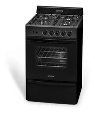 Cocina A Gas Longvie 12331g Grafito De 4 Hornallas 56cm Grafito
