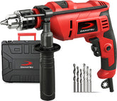 Taladro Percutor Eléctrico 500w 13mm Con Maletín Y Juego De Mechas Daihatsu Ti500k Control De Velocidad Variable Y Funciones De Reversa Y Percutor