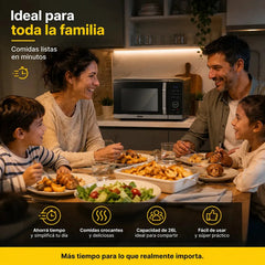 Microondas Digital Atma Con Función Freidora De Aire 26 Litros