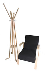 Combo Sillon De 1 Cuerpo Tm A5641 + Perchero Natural Tm Marrón Liso