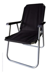 Reposera Plegable Tm 1 Posición Color Negro